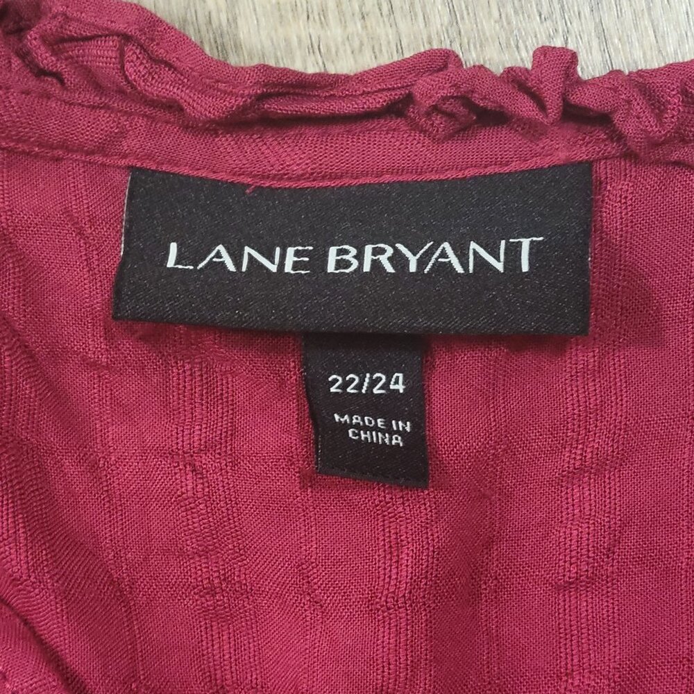 Ruby Red Beautiful Blouse - Picture 2 of 3